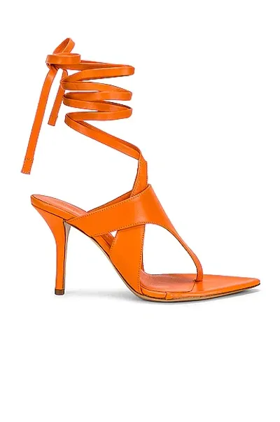 Silvia Tcherassi Domenico Sandal In Orange