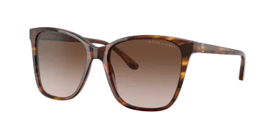 Ralph Lauren Woman Sunglass Rl8201 In Gradient Brown