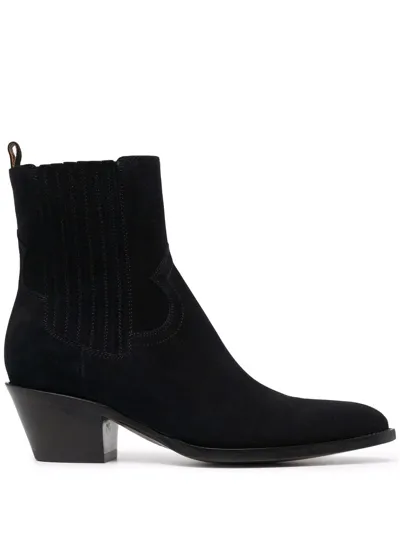 Buttero Ankle Boots In Black