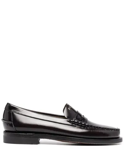 Sebago Classic Dan Leather Loafers In Black