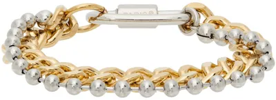 In Gold We Trust Paris Gold & Silver Link Bracelet