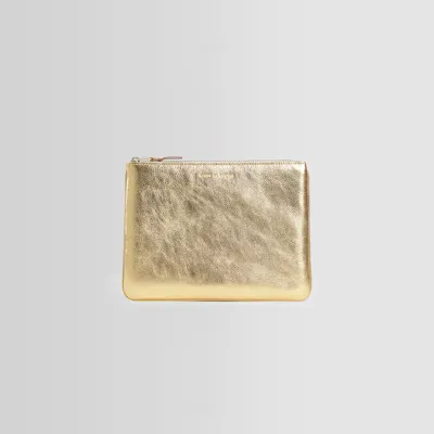 Comme Des Garçons Unisex Gold Wallets & Cardholders