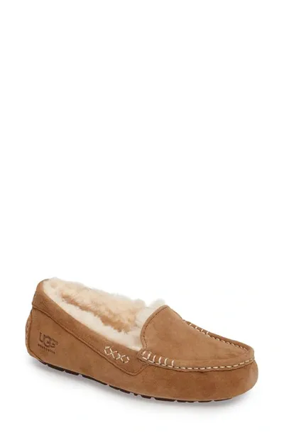 Ugg Ansley Water-resistant Slippers In Chestnut