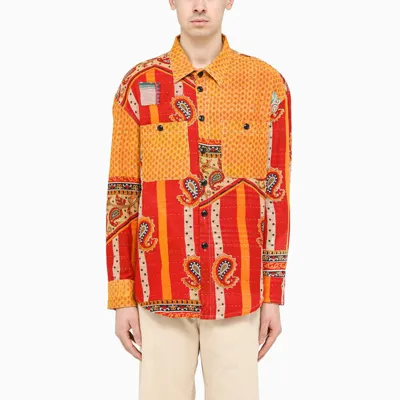 President's Patchwork Casual Shirt In Multicolor