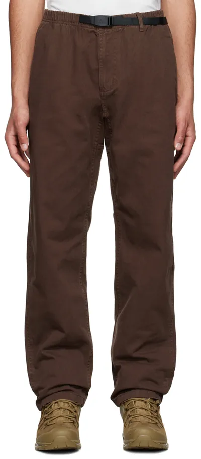 Gramicci Brown Belted Trousers