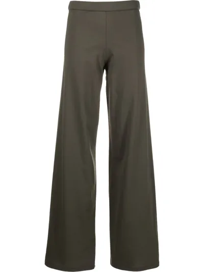 Stefano Mortari High-waist Elasticated Trousers In Green