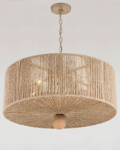 Crystorama Jessa 5-light Burnished Silver Pendant Light In Bronze Gold