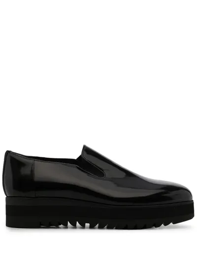 Onitsuka Tiger Flatform Slip-on Loafers In Black