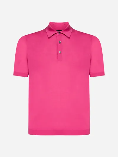 Drumohr Pink Short Sleeves Polo