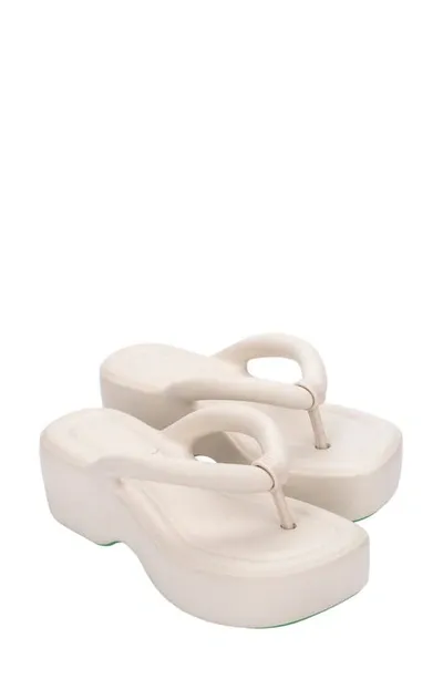 Melissa Beige Free Platform Sandals