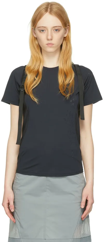 Hyein Seo Black Polyester T-shirt