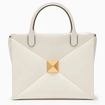 Valentino Garavani Ivory Medium One Stud Bag In White