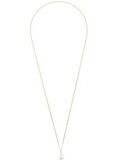 Wouters & Hendrix Gold Pearl Long Necklace In Metallic