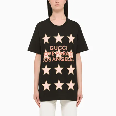 Gucci Love Parade Los Angels" T-shirt White"