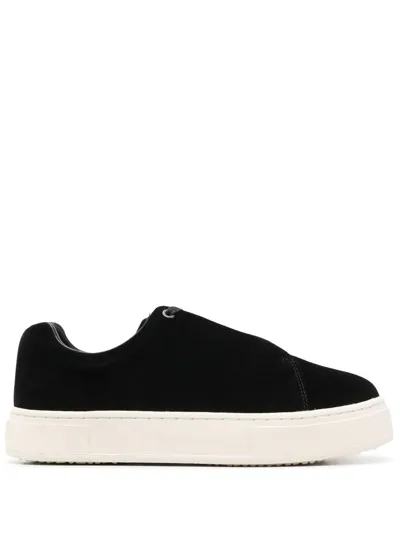 Eytys Doja Suede Sneakers In Black