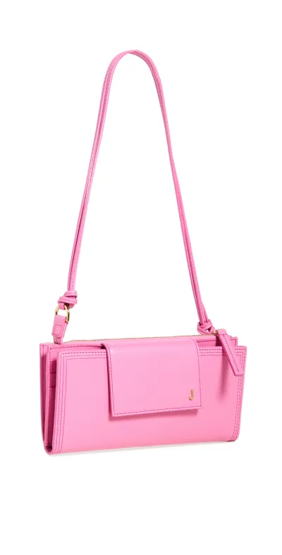 Jacquemus Pink Le Pichoto Leather Chain Wallet