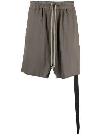 Rick Owens Drkshdw Trucker Drawstring Shorts In Neutrals