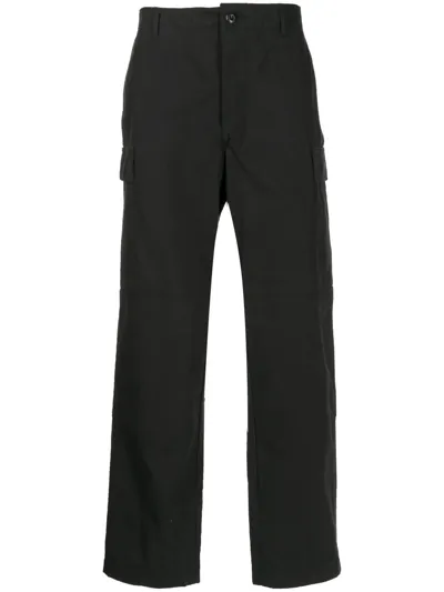 Wtaps Straight-leg Cargo Trousers In Schwarz