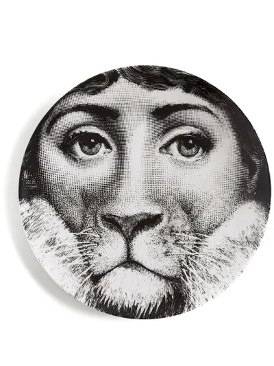 Fornasetti Tema E Variazioni N.143 Wall Plate In White