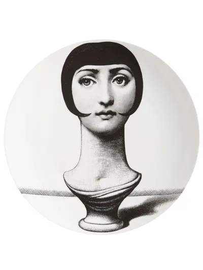 Fornasetti Tema E Variazioni N.192 Wall Plate In White