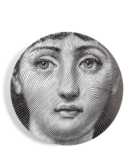 Fornasetti Tema E Variazioni N.270 Wall Plate In White