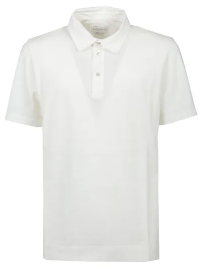 Ballantyne Short Sleeve Polo Shirt In White