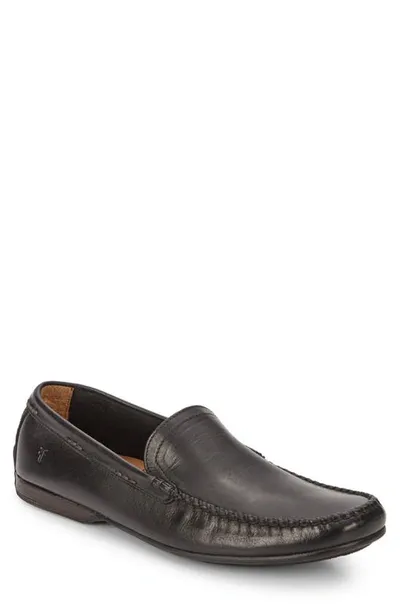 Frye Lewis Venetian Loafer In Black