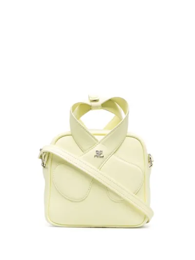 Courrèges Loop Tote Bag In Yellow