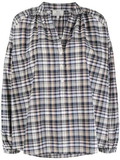 Woolrich Plaid Check Button-up Shirt In Blue