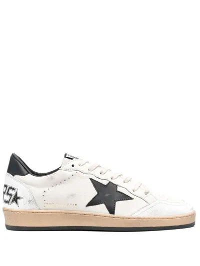 Golden Goose Ball Star Low-top Sneakers In White