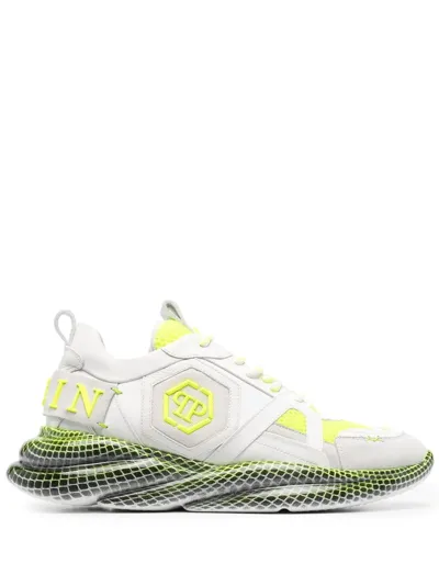 Philipp Plein Runner Low-top Sneakers In White