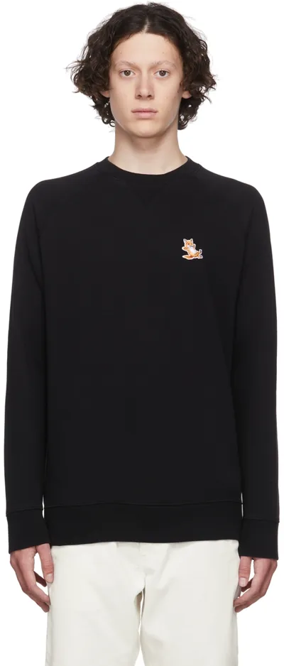 Maison Kitsuné Sweatshirt In Black