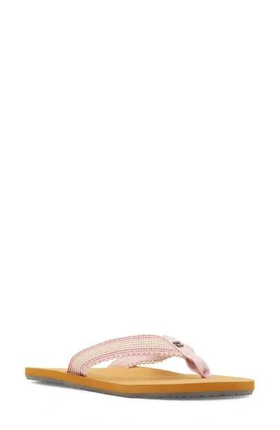 Billabong Baja Flip Flop In Medium Pink