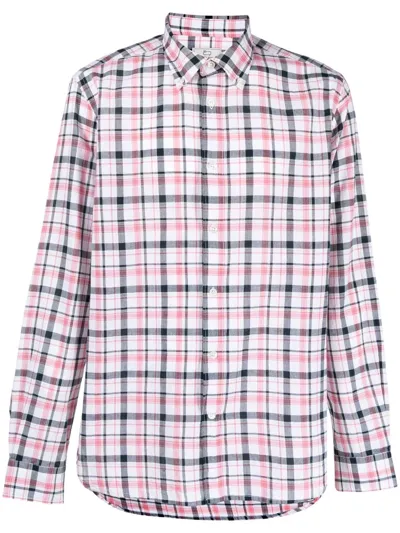 Woolrich Checked Button-down Shirt In Red