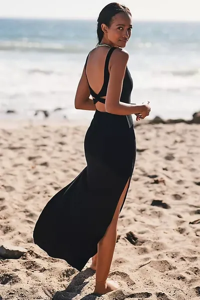 L*space Lspace Mara Cutout Maxi Dress In Black