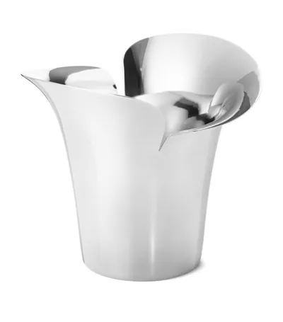 Georg Jensen Bloom Botanica Petite Stainless Steel Flower Pot In Metallic