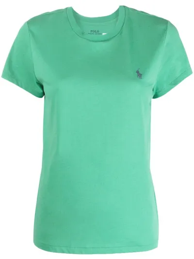 Polo Ralph Lauren Polo Pony Crew-neck T-shirt In Green