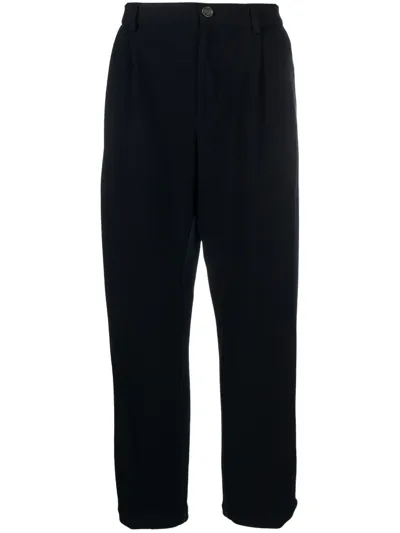 Hugo Boss Fragrances Chino Tapered-leg Trousers In Blue