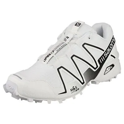 Pre-owned Salomon Speedcross 3 Herren White Sneaker Mode