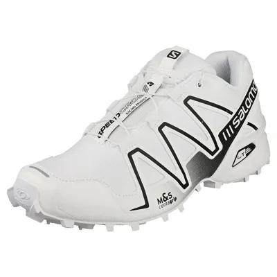 Pre-owned Salomon Speedcross 3 Herren White Sneaker Mode - 43 1/3 Eu