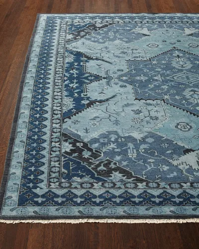 Ralph Lauren Reynolds Blue Rug, 6' X 9' In Ink