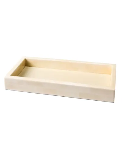 Ladorada Bone Tile Valet Tray In Neutral