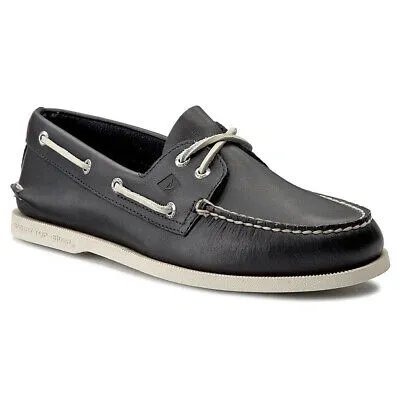 Pre-owned Sperry Herren Schuhe Authentic Original 2-eye Casual Lace-up Low-profile Leder