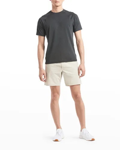 Public Rec Men's Elevate Odor-resistant Athletic T-shirt In Heather Black