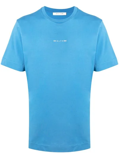 Alyx Blue Sphere Logo Cotton T-shirt