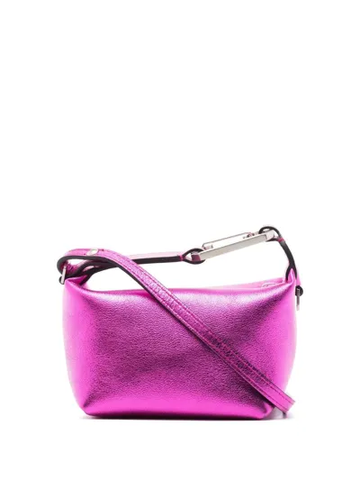 Eéra Metallic-finish Tote Bag In Fuchsia