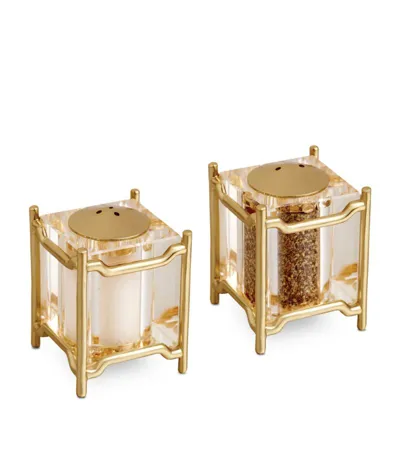 L'objet Han Spice Jewels Shakers, Set Of 2 In Gold