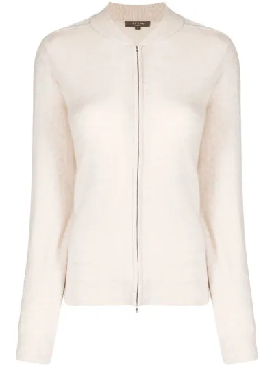 N•peal Organic-cashmere Zipper In Pink