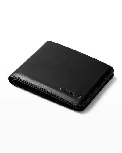 Bellroy Men's Hide & Seek Premium Leather Billfold Wallet In Black