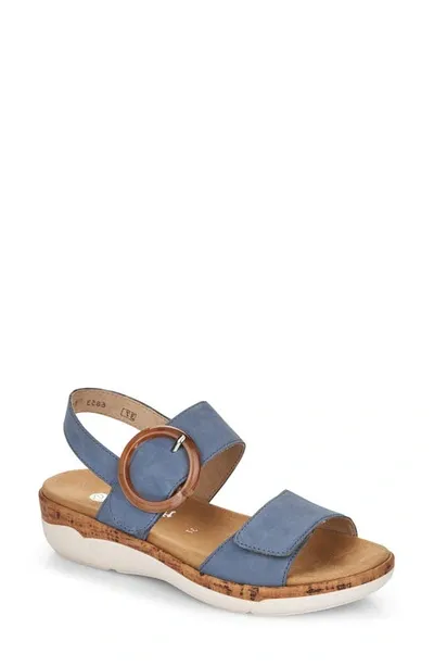 Remonte Jocelyn 53 Slingback Sandal In Jeans